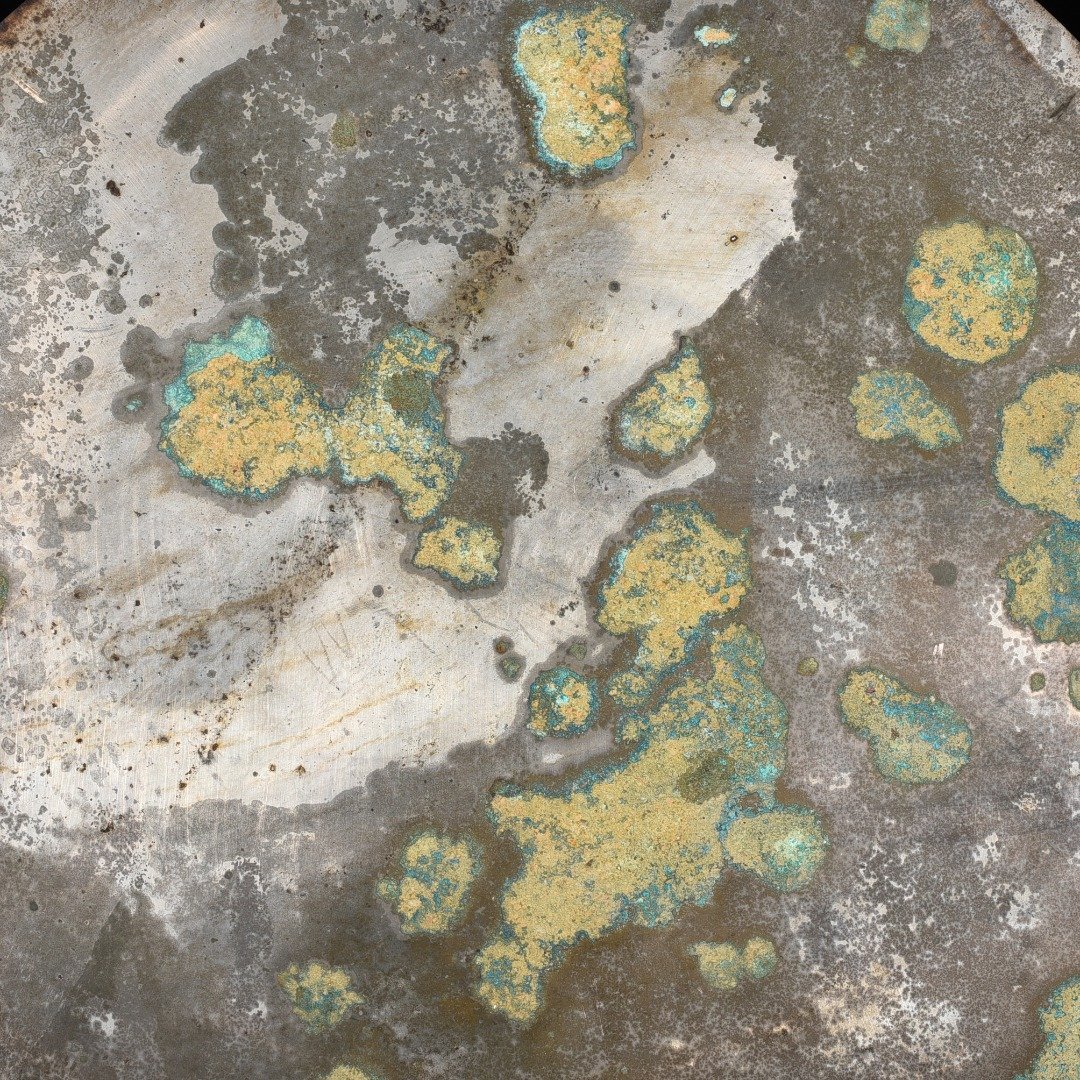 Tang Dynasty Bronze Chilong auspicious animal pattern round mirror