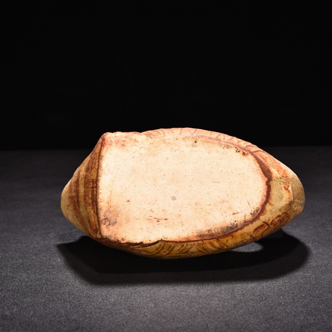 Tang Dynasty yellow glaze fish pot