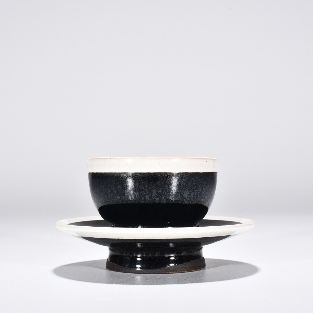 Song Dynasty Jiexiu kiln oil drop lamp holder