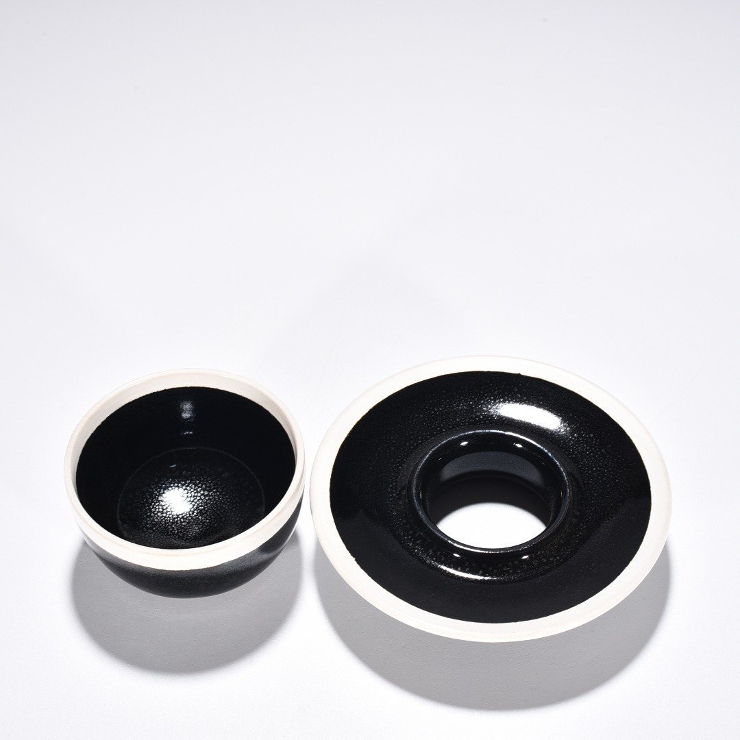 Song Dynasty Jiexiu kiln oil drop lamp holder