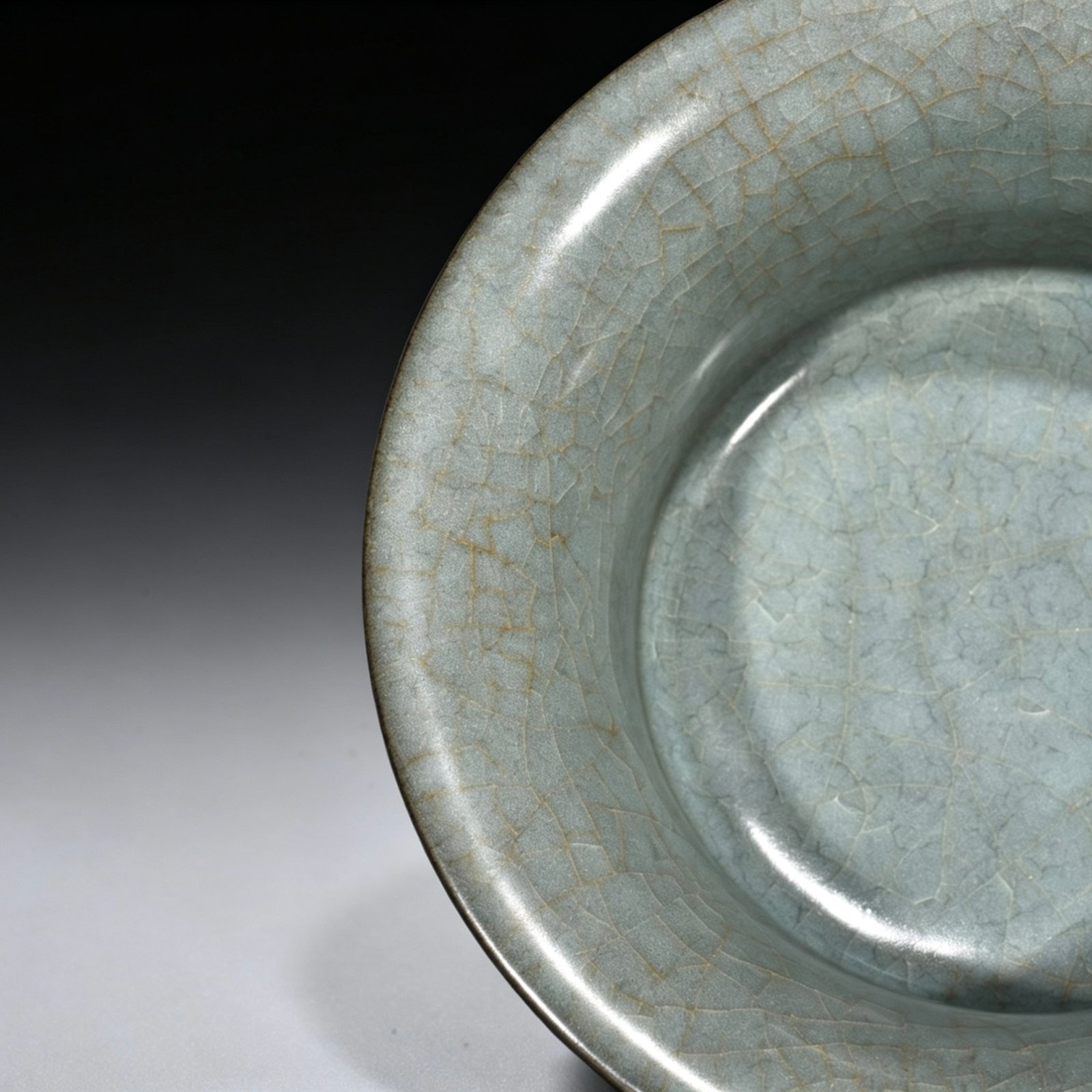 Song Dynasty official kiln celadon bowl