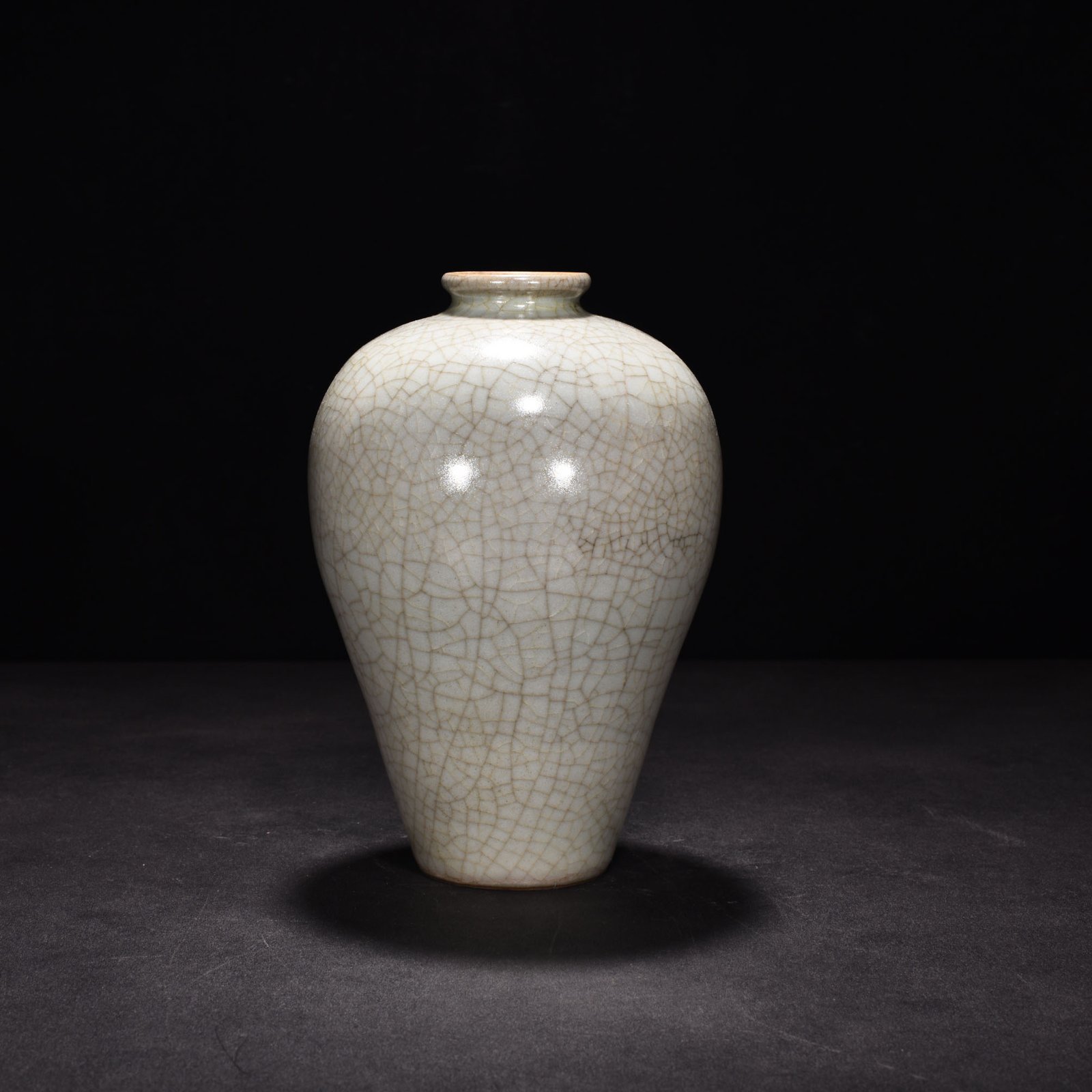 Song Dynasty official kiln celadon plum vase