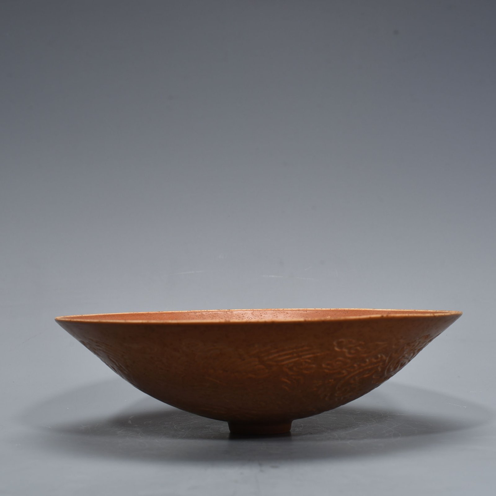 Song Dynasty Ding Kiln Purple Dingying Infant Playing Bowl