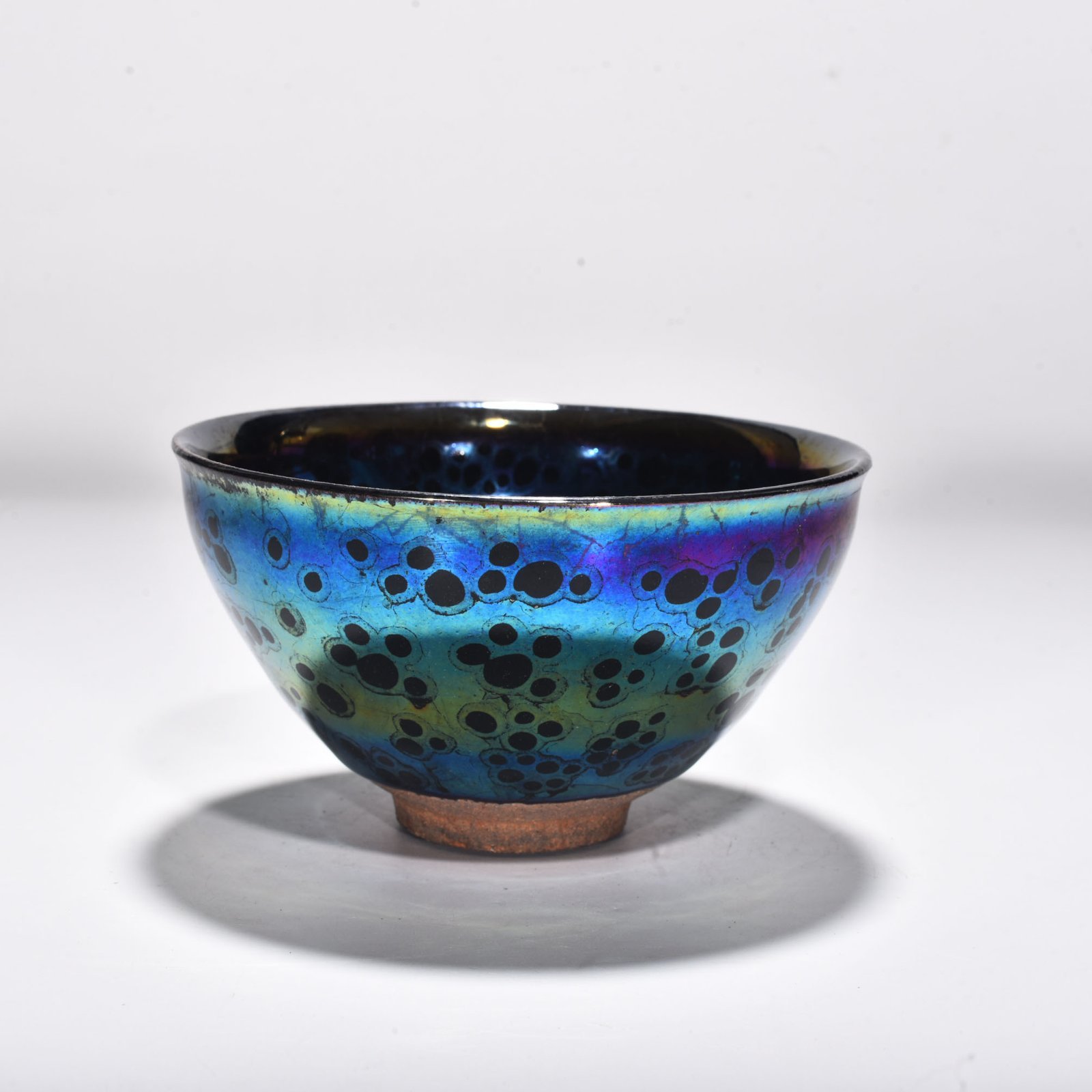 Song Dynasty Jianyao seven-color Tianmu lamp