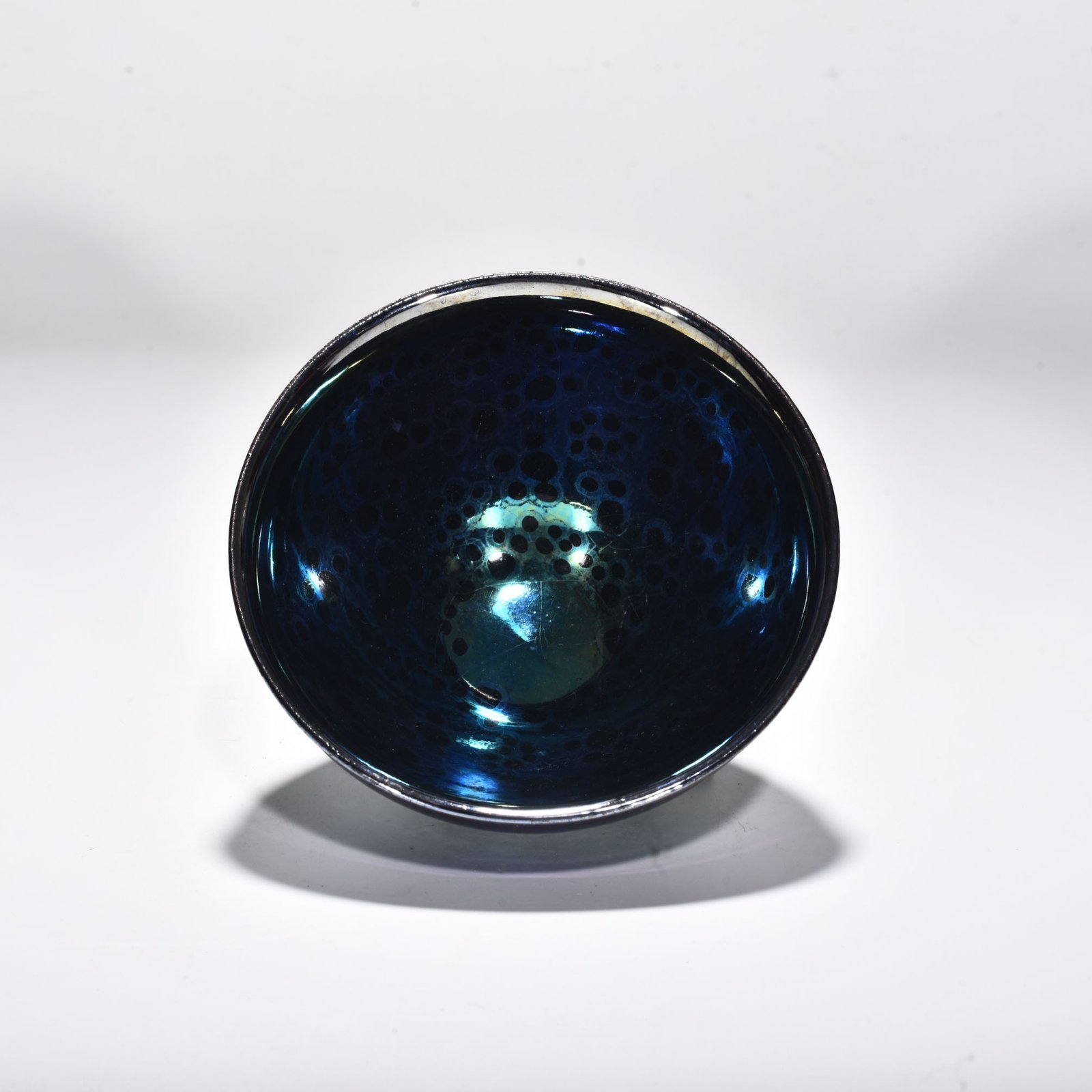 Song Dynasty Jianyao seven-color Tianmu lamp