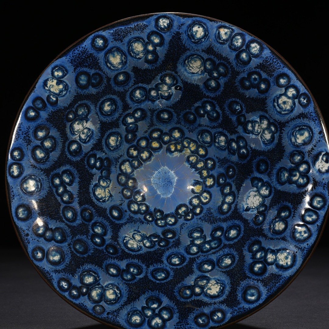 Song Dynasty Jianyao official style Tianmu lamp and bamboo hat bowl