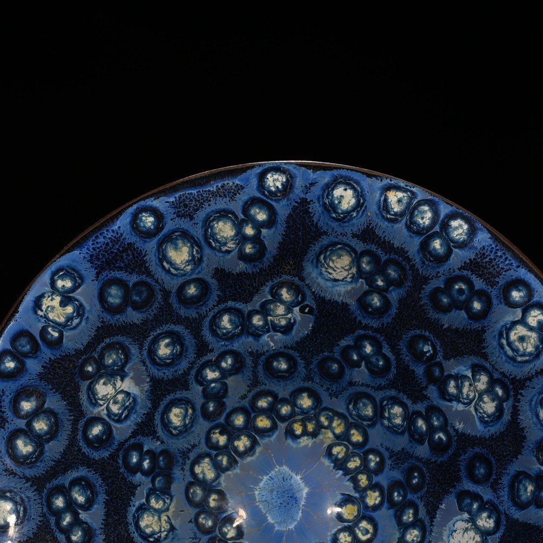 Song Dynasty Jianyao official style Tianmu lamp and bamboo hat bowl