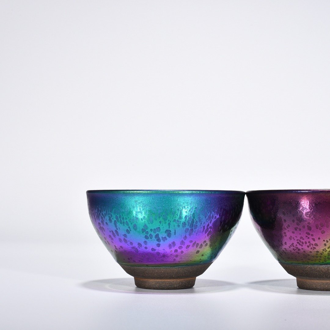 Song Dynasty Jianyao Yaobian colorful girdle cup