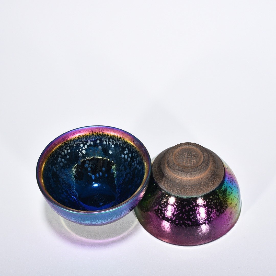 Song Dynasty Jianyao Yaobian colorful girdle cup
