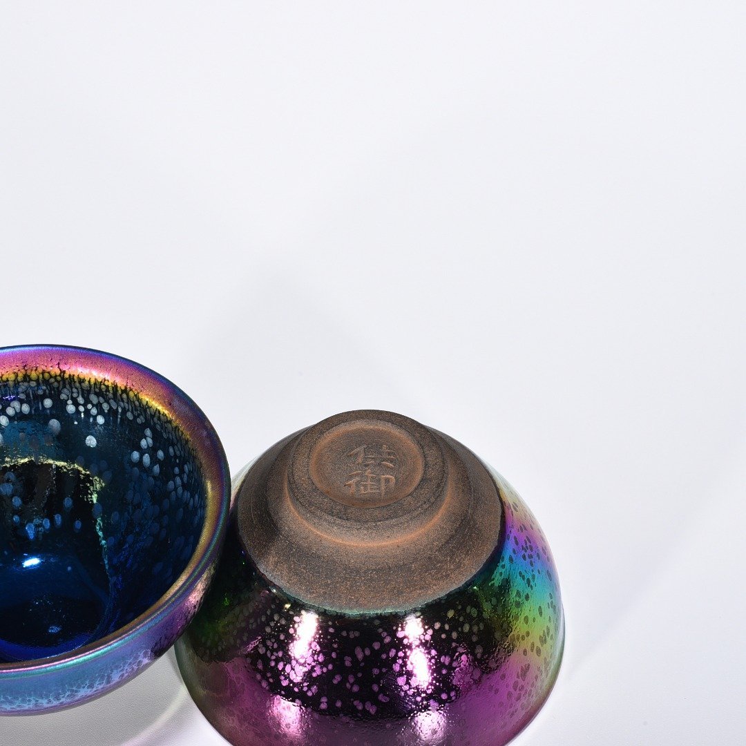 Song Dynasty Jianyao Yaobian colorful girdle cup