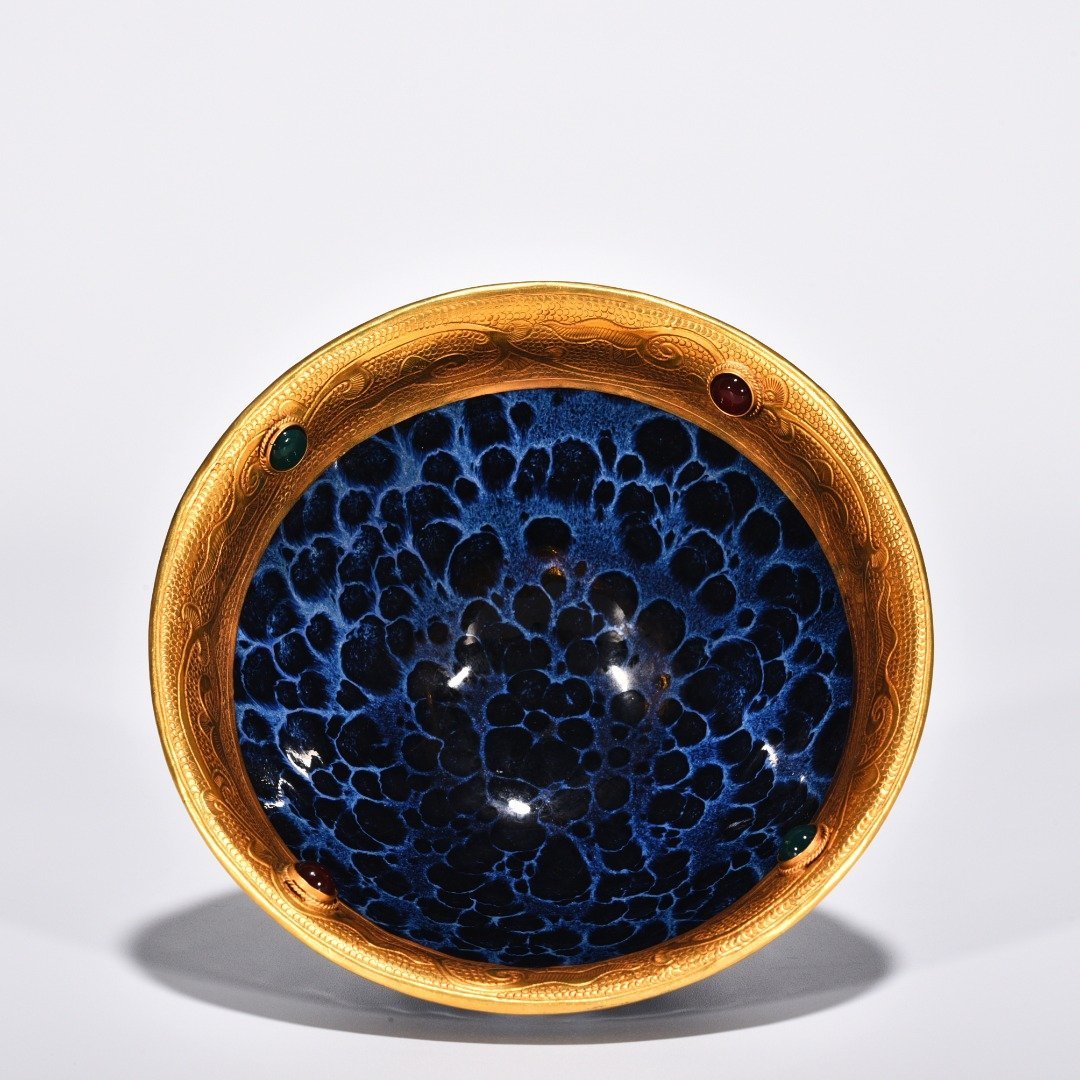 Song Dynasty Jianyao Yaobian Tianmu lamp Dongyue model