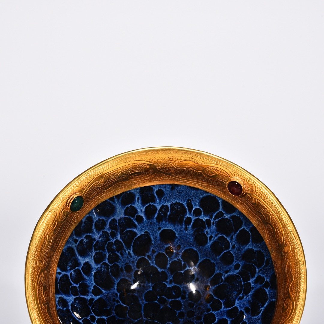 Song Dynasty Jianyao Yaobian Tianmu lamp Dongyue model