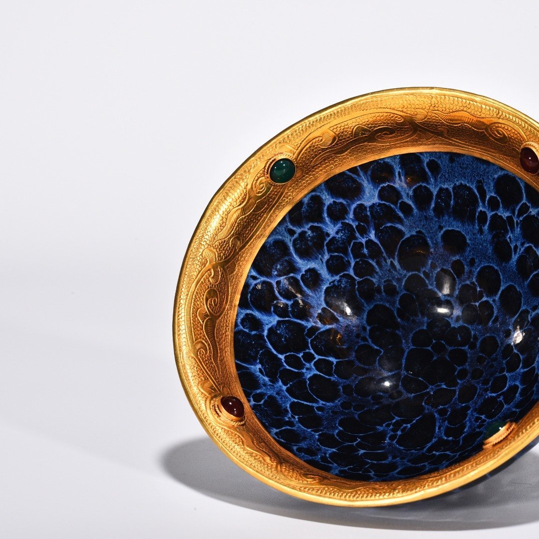 Song Dynasty Jianyao Yaobian Tianmu lamp Dongyue model
