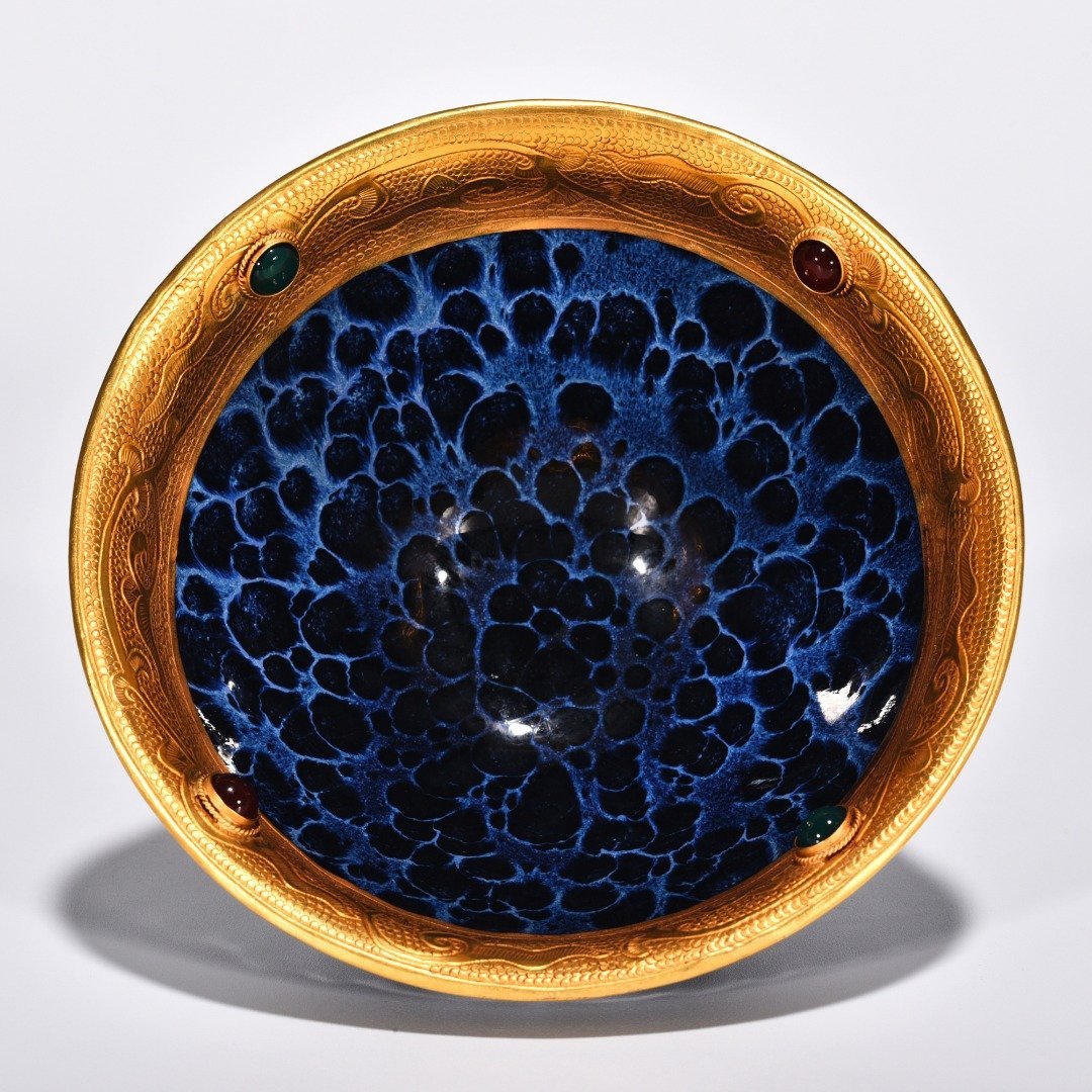 Song Dynasty Jianyao Yaobian Tianmu lamp Dongyue model