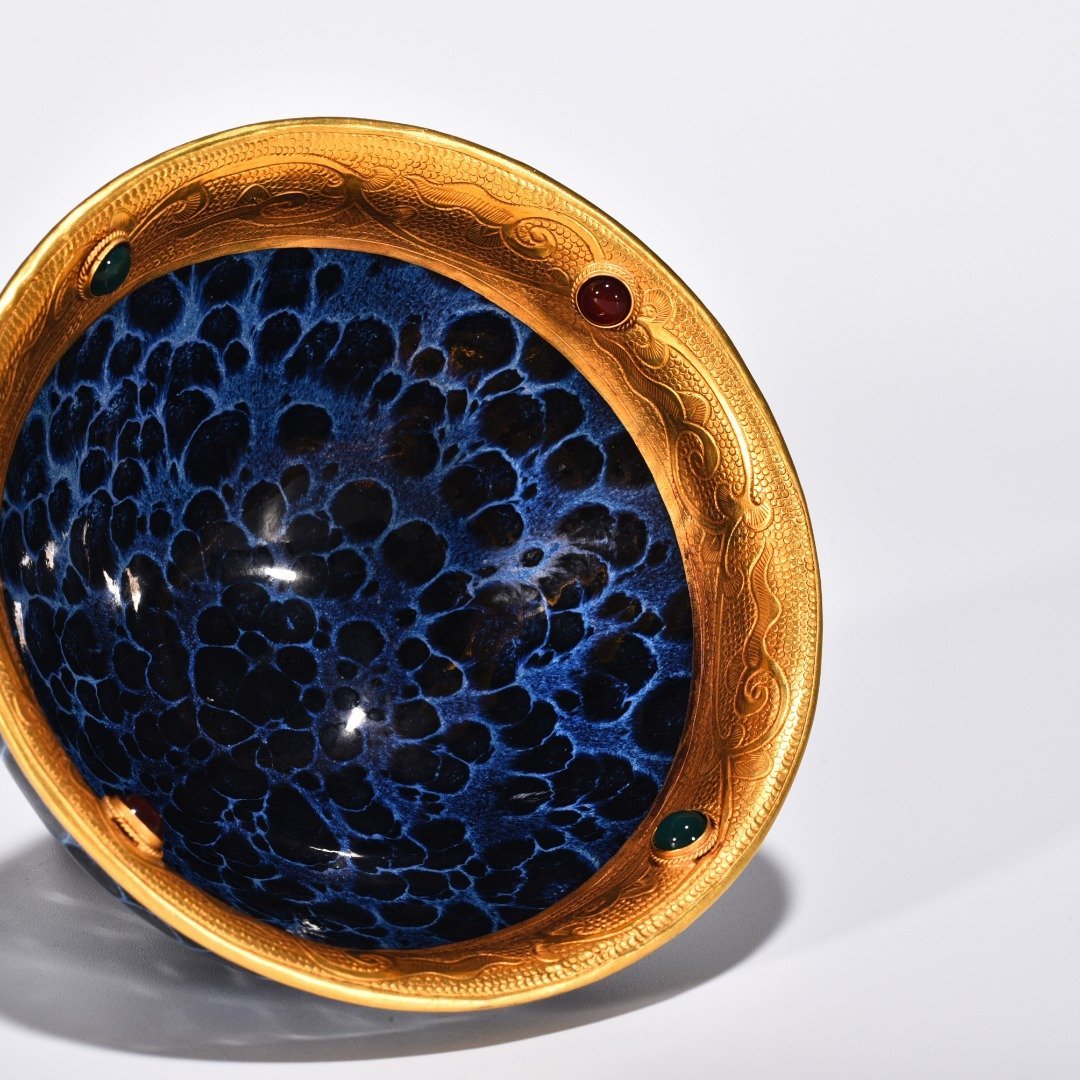 Song Dynasty Jianyao Yaobian Tianmu lamp Dongyue model