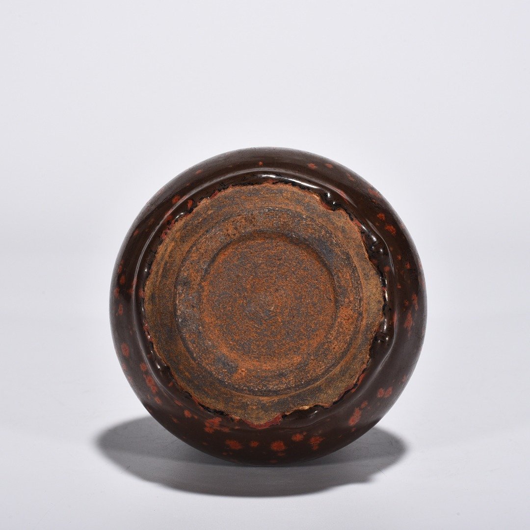 Song Dynasty Jianyao Yaobian persimmon red glaze gourd vase