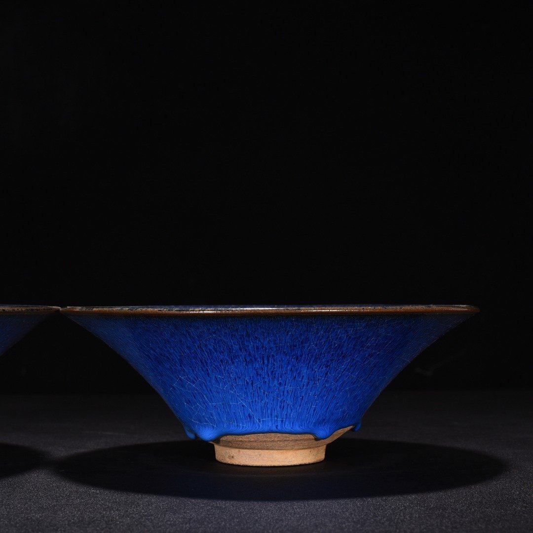 Song Dynasty Jianyao blue-haired bamboo hat
