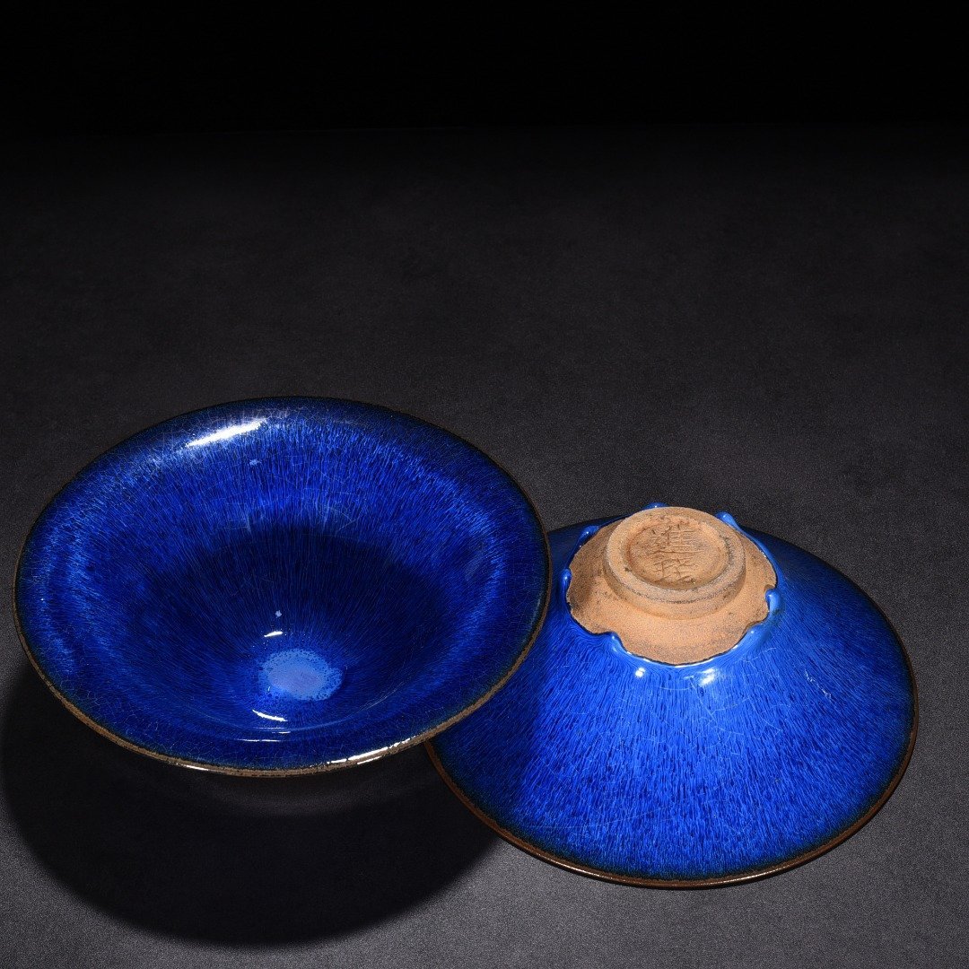 Song Dynasty Jianyao blue-haired bamboo hat