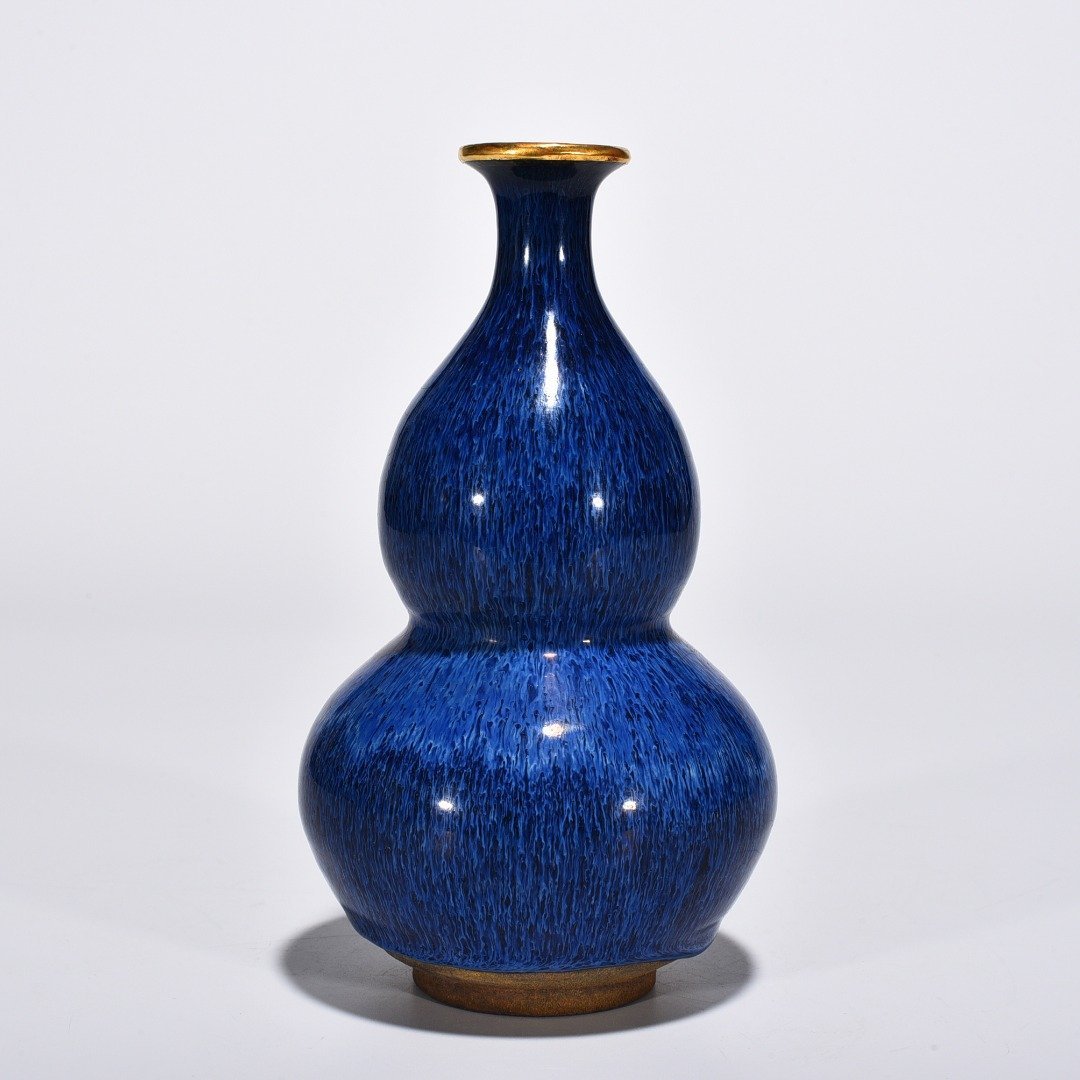 Song Dynasty Jianyao blue gourd vase