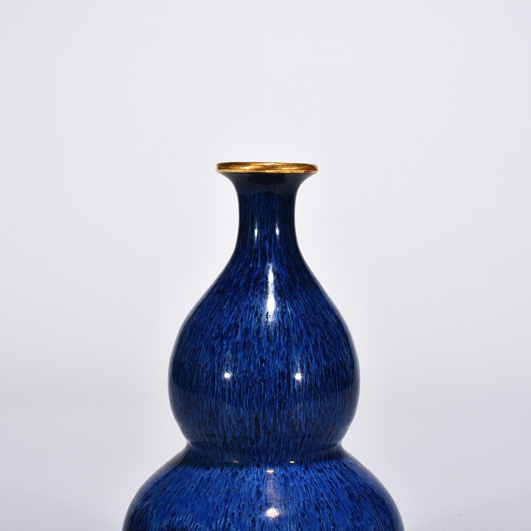 Song Dynasty Jianyao blue gourd vase