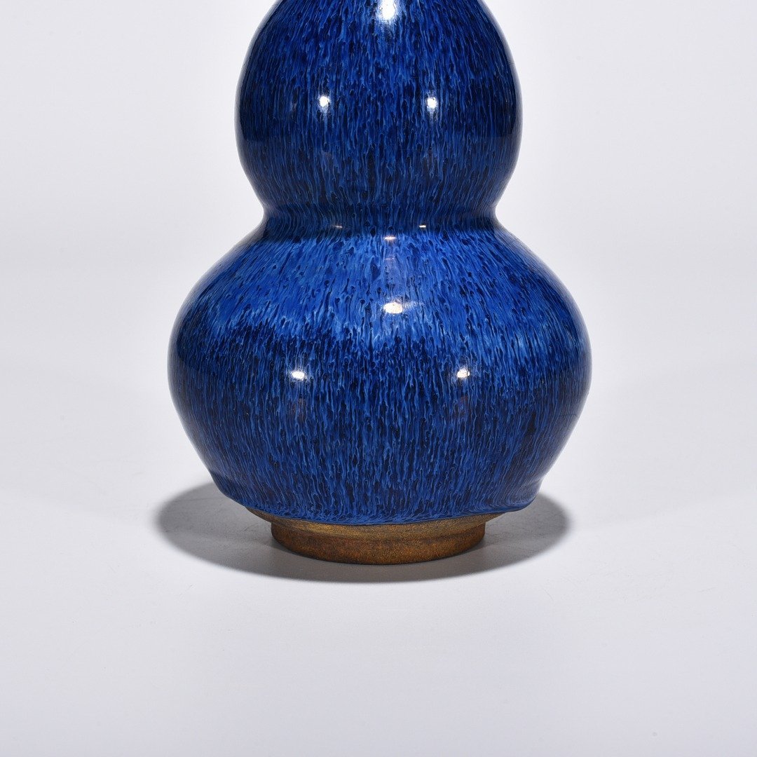 Song Dynasty Jianyao blue gourd vase