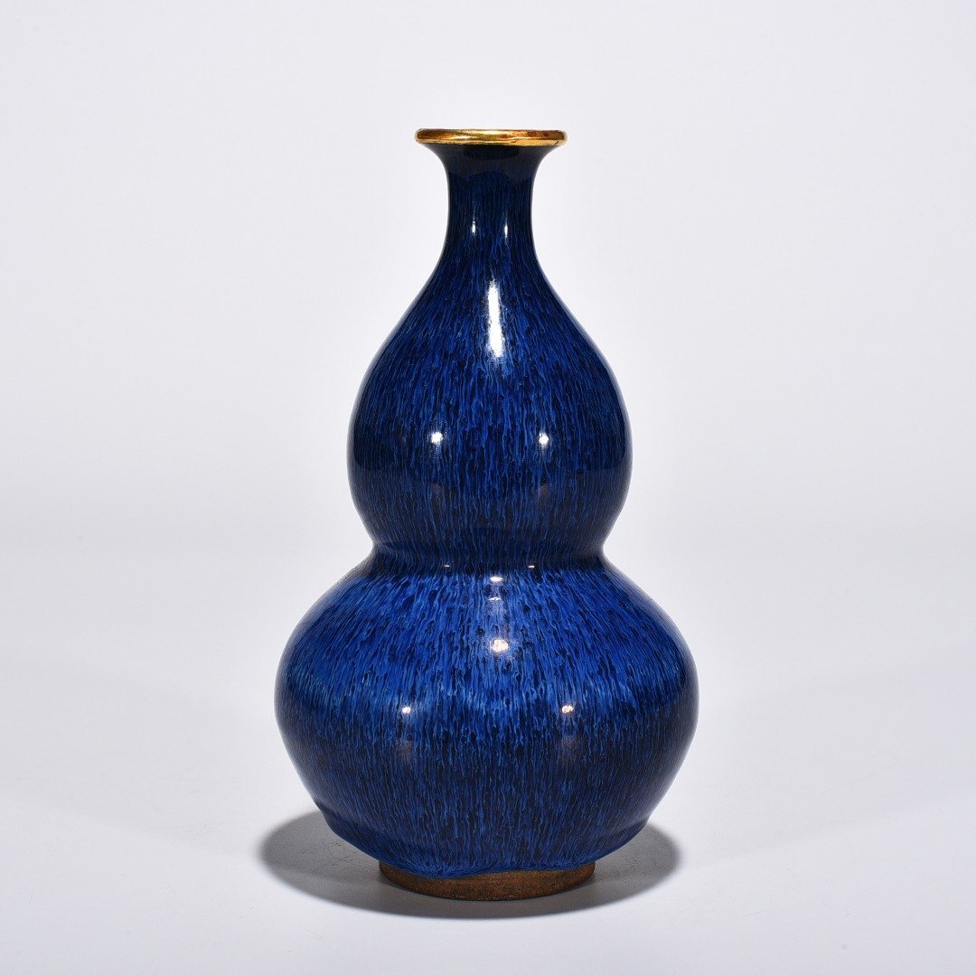 Song Dynasty Jianyao blue gourd vase