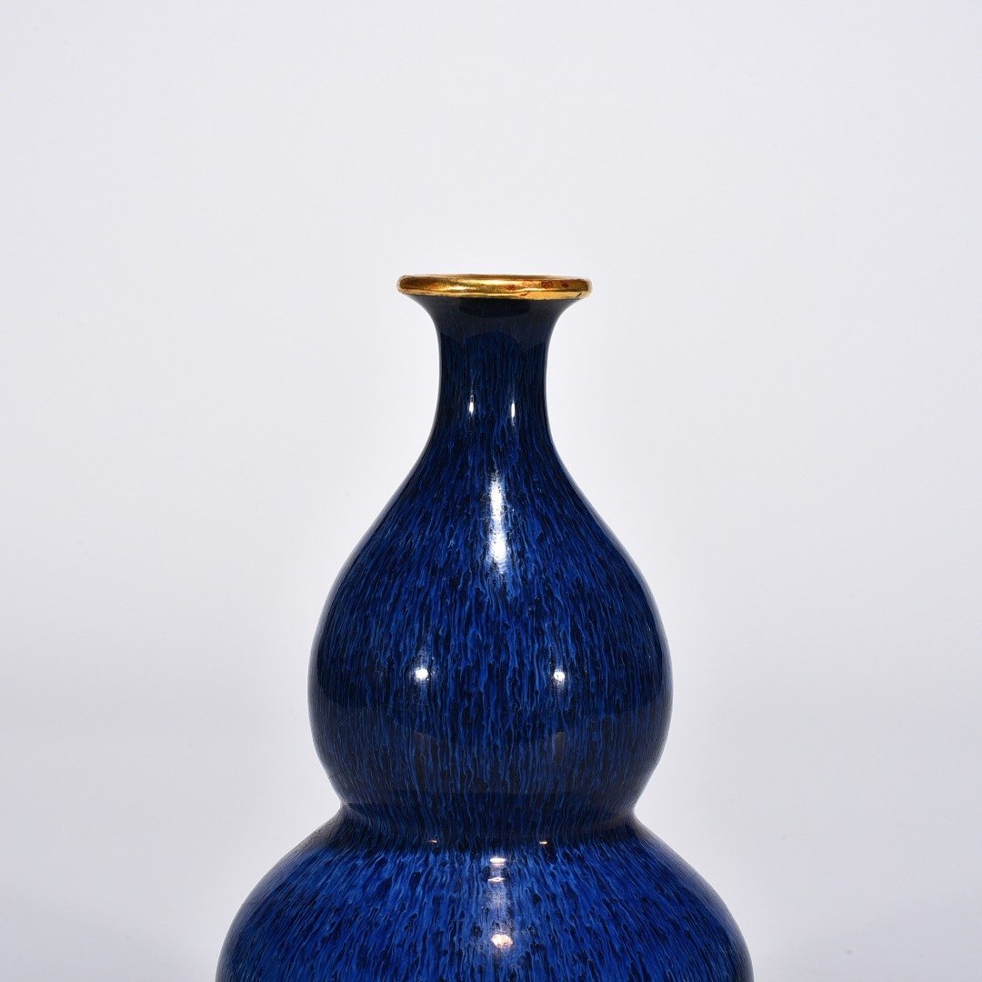 Song Dynasty Jianyao blue gourd vase