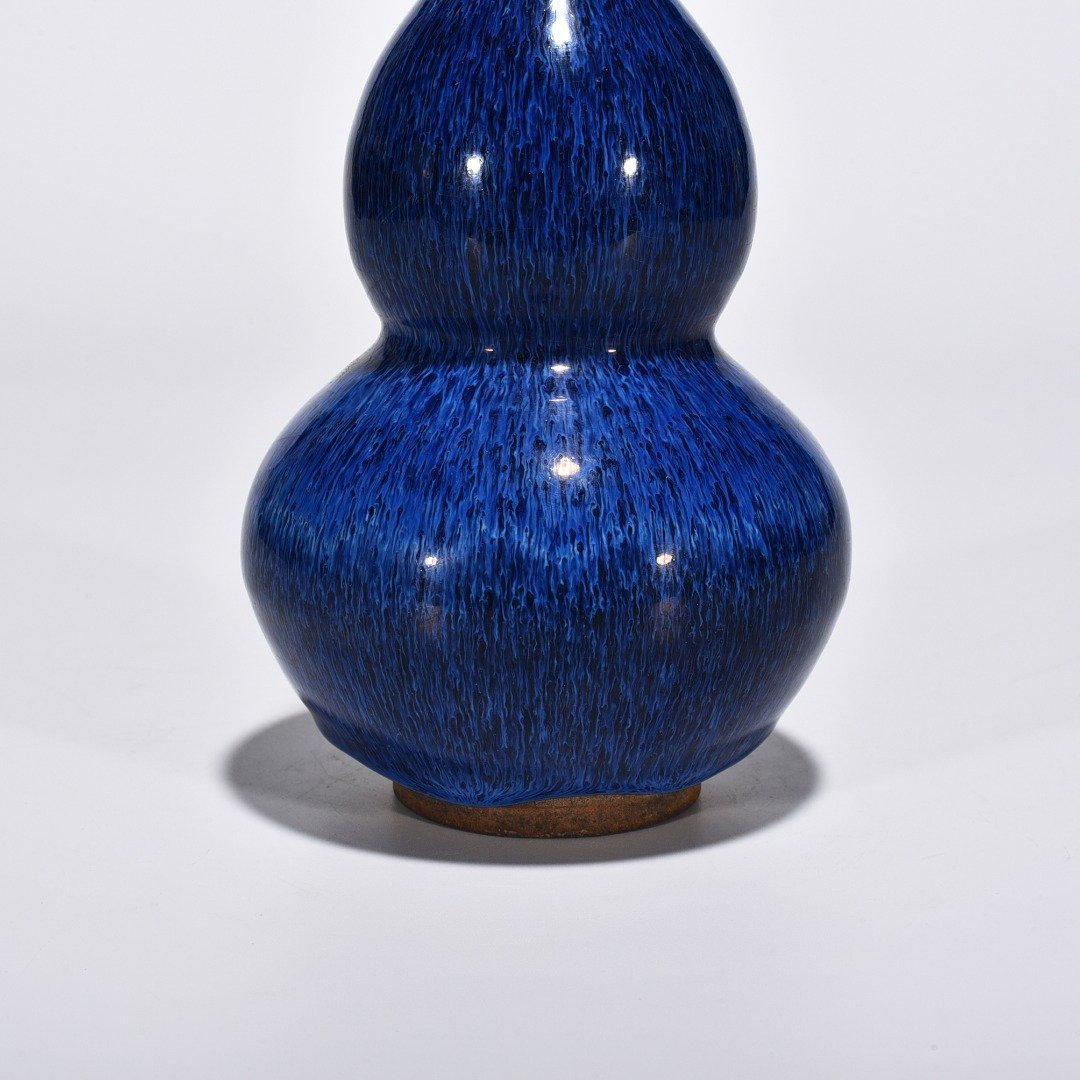 Song Dynasty Jianyao blue gourd vase