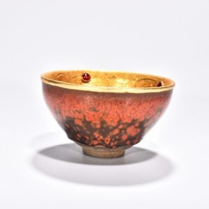 Song Dynasty Persimmon red glazed cup from Jianyao