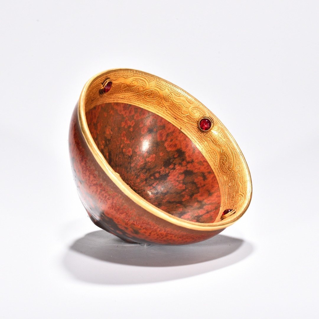Song Dynasty Persimmon red glazed cup from Jianyao