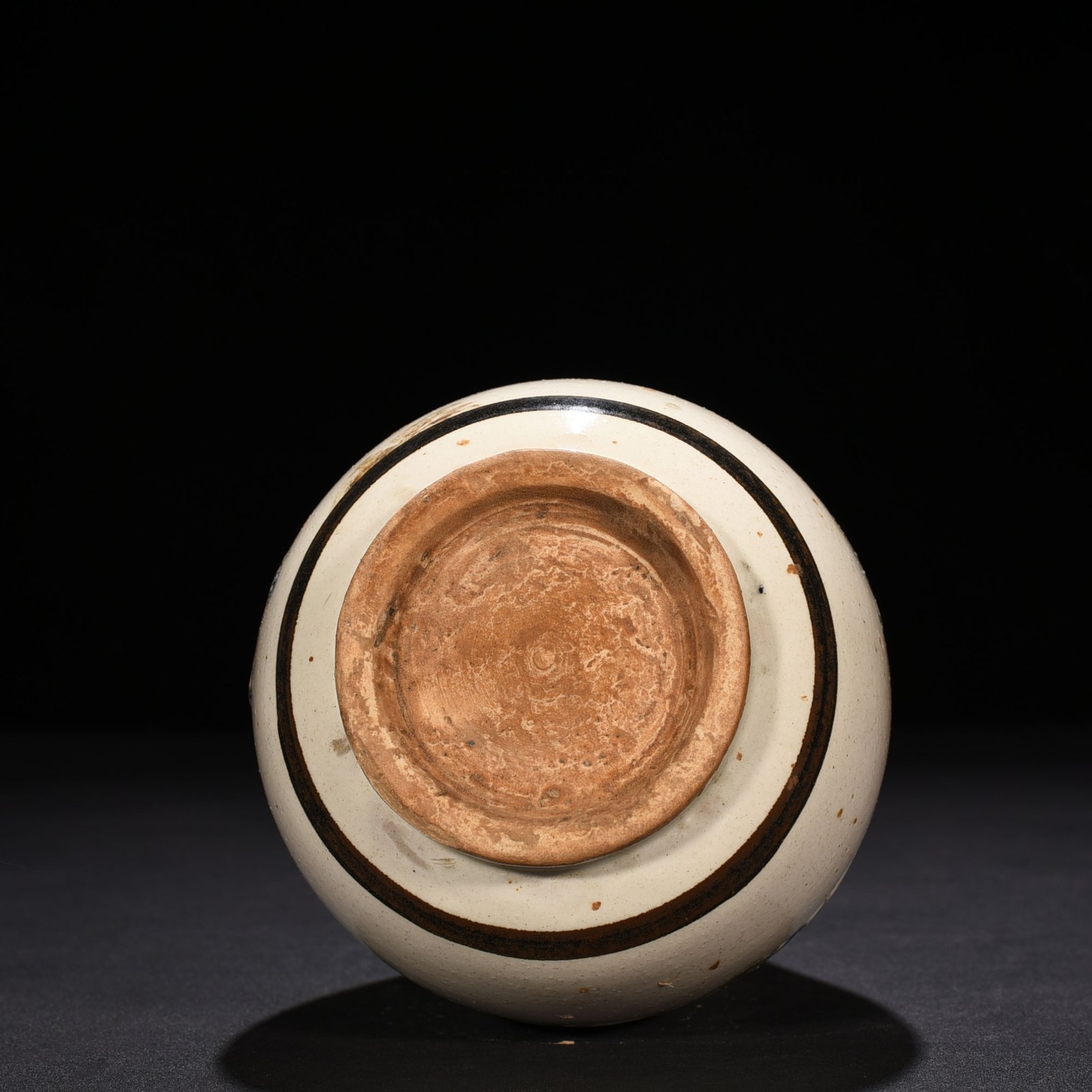 Song Dynasty Dangyangyu kiln twisted glaze bile bottle
