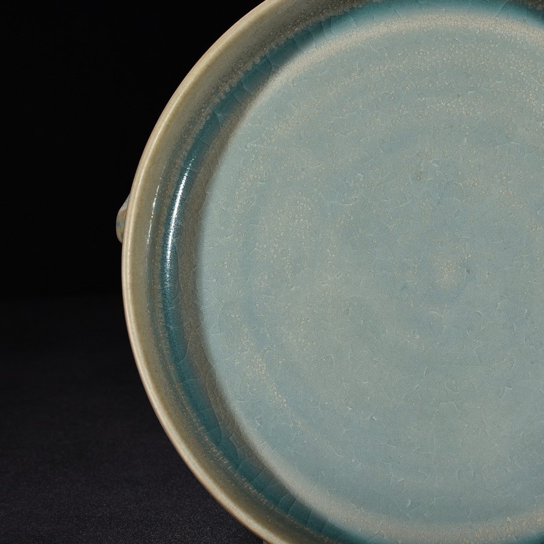 Song Dynasty Ru Kiln azure glaze animal foot wash