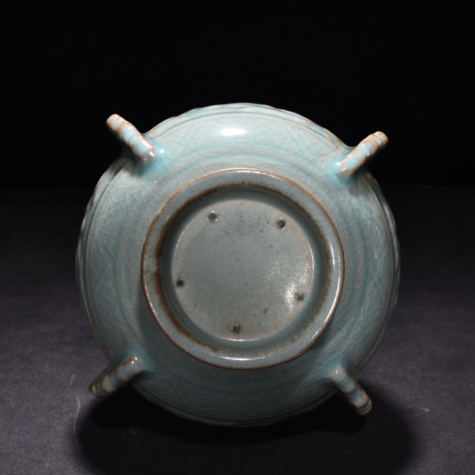 Song Dynasty Ru kiln azure glaze halberd vase