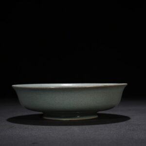 Song Dynasty Ru Kiln azure glaze bowl with unicorn pattern