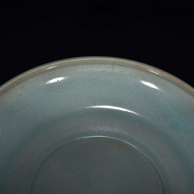 Song Dynasty Ru kiln azure glaze round wash