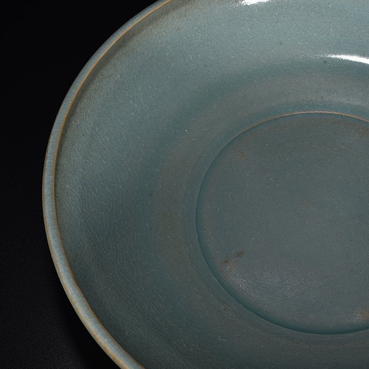 Song Dynasty Ru kiln azure glaze round wash