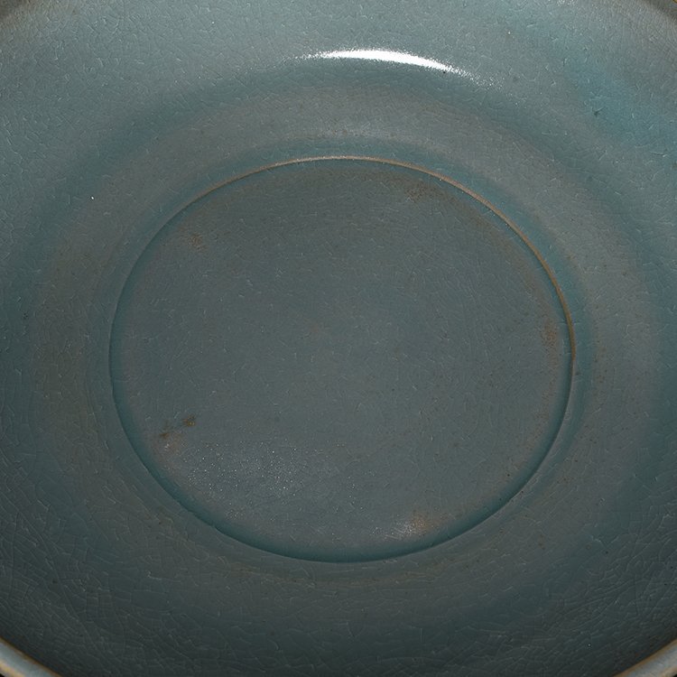 Song Dynasty Ru kiln azure glaze round wash