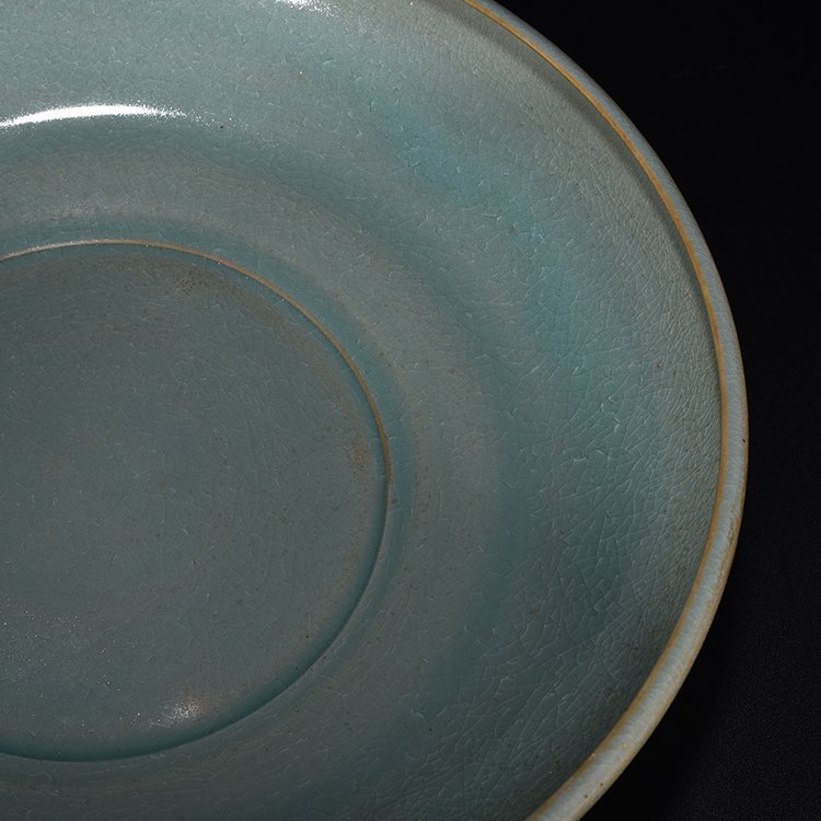 Song Dynasty Ru kiln azure glaze round wash