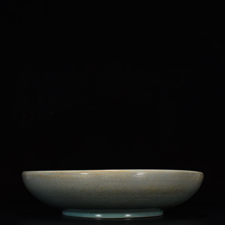 Song Dynasty Ru kiln azure glaze round wash
