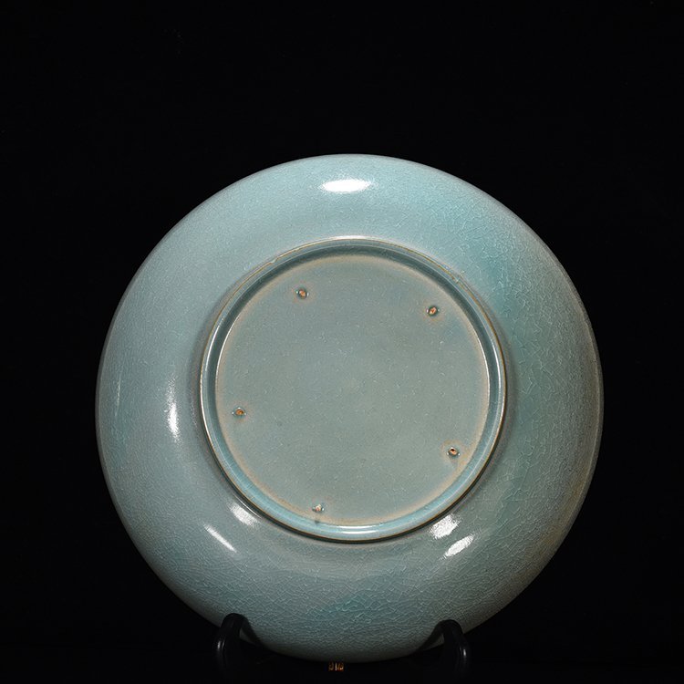 Song Dynasty Ru kiln azure glaze round wash