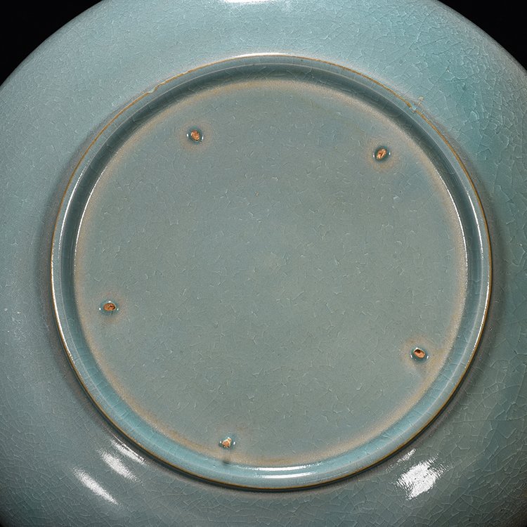 Song Dynasty Ru kiln azure glaze round wash