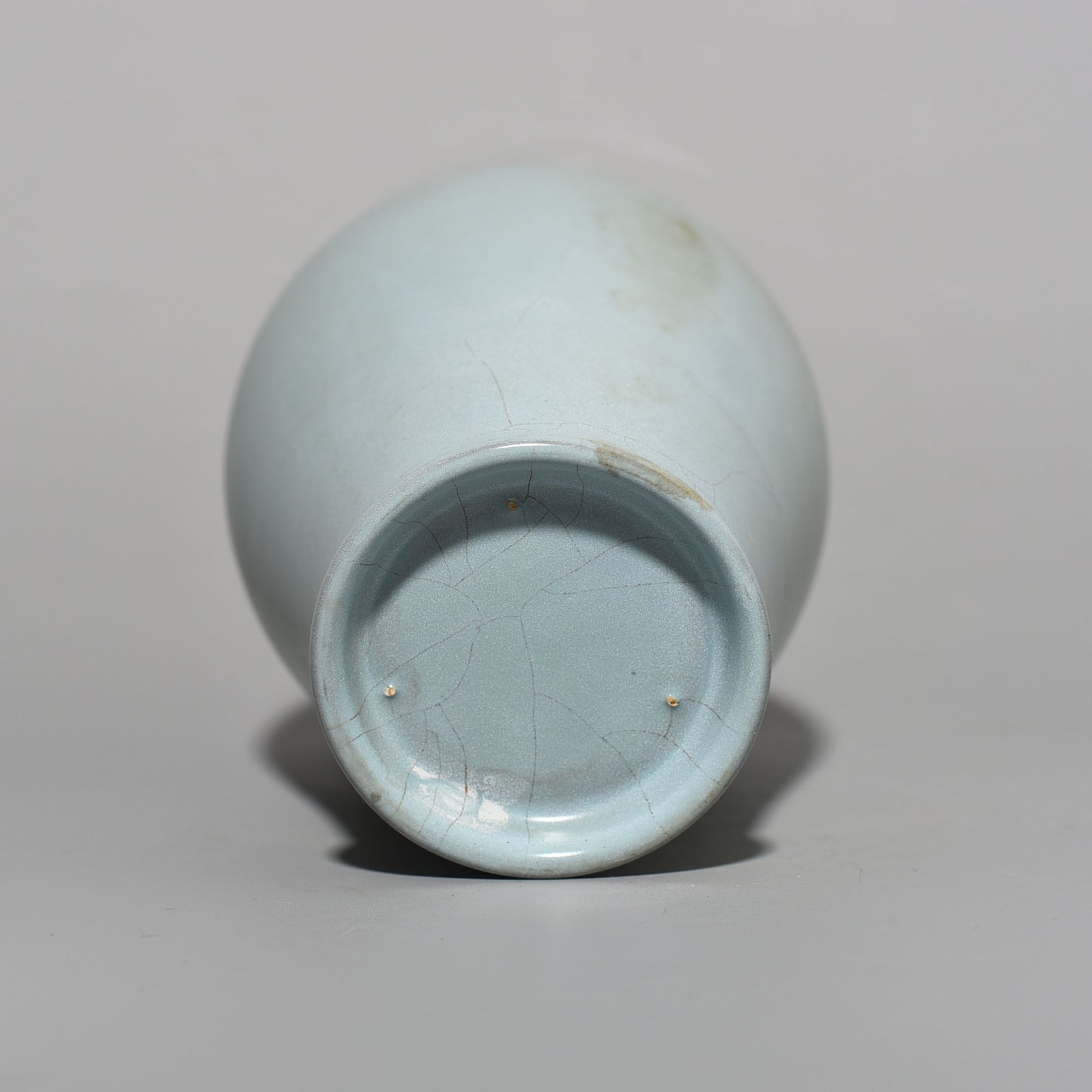 Song Dynasty Ru kiln azure glazed plum vase