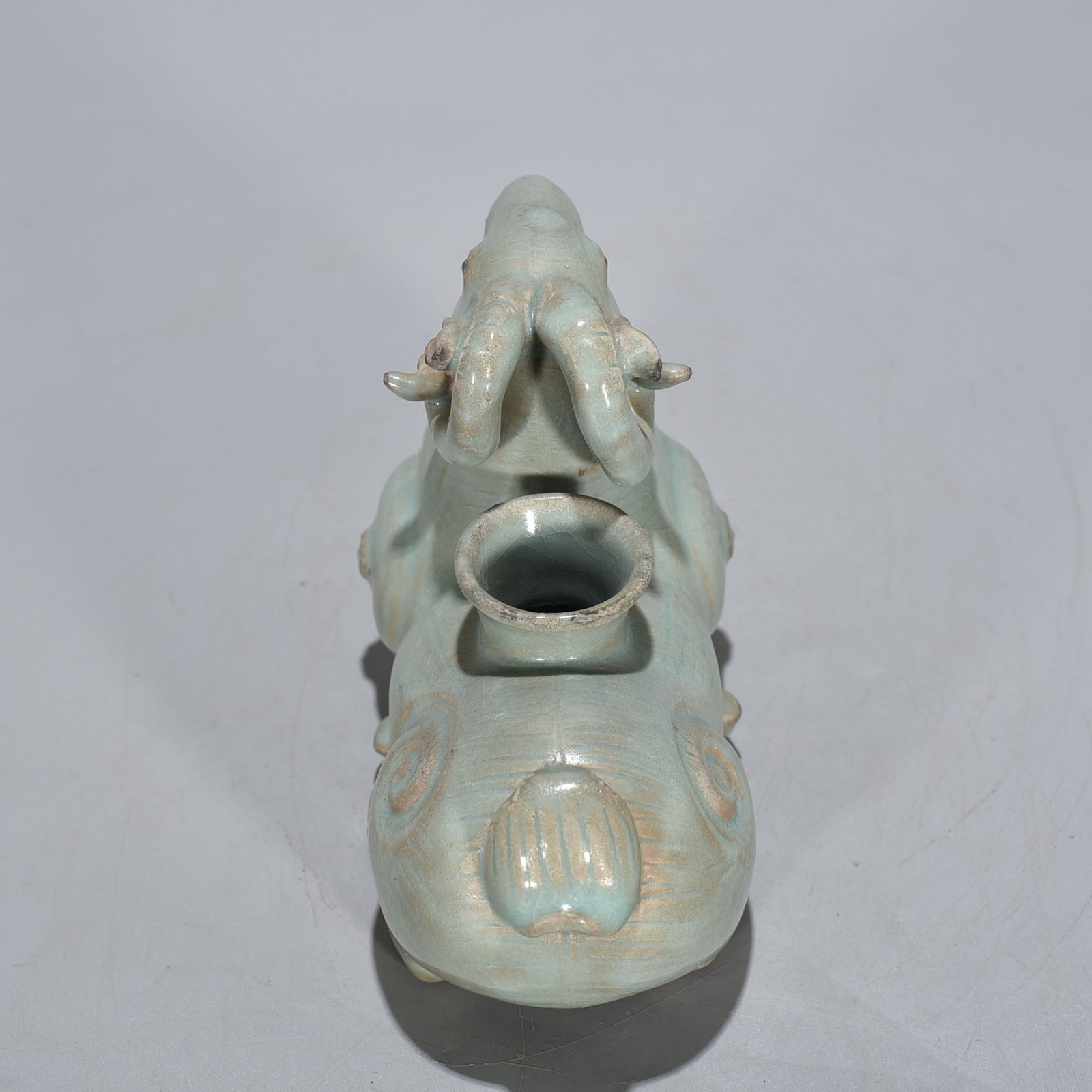 Song Dynasty Ru kiln azure glazed sheep statue