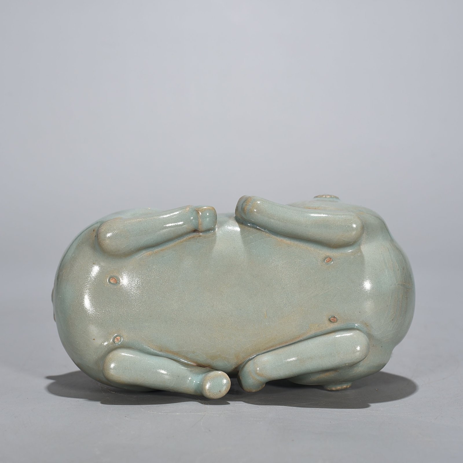 Song Dynasty Ru kiln azure glazed sheep statue