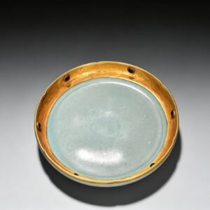 Song Dynasty Ru kiln azure glaze sunflower wash