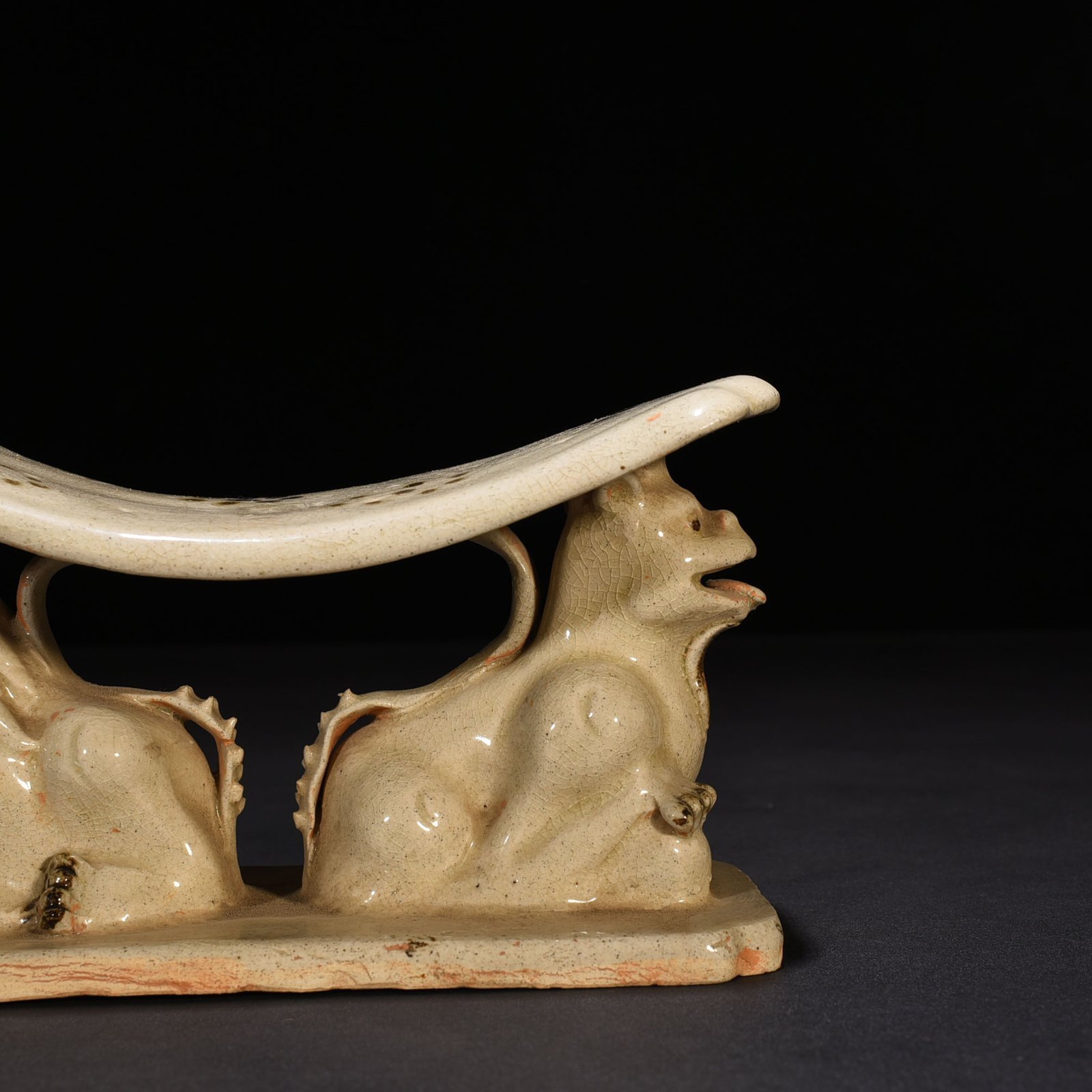 Song Dynasty Hutian Kiln Auspicious Animal Pillow