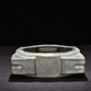 Song Dynasty official kiln Cong-style square washer