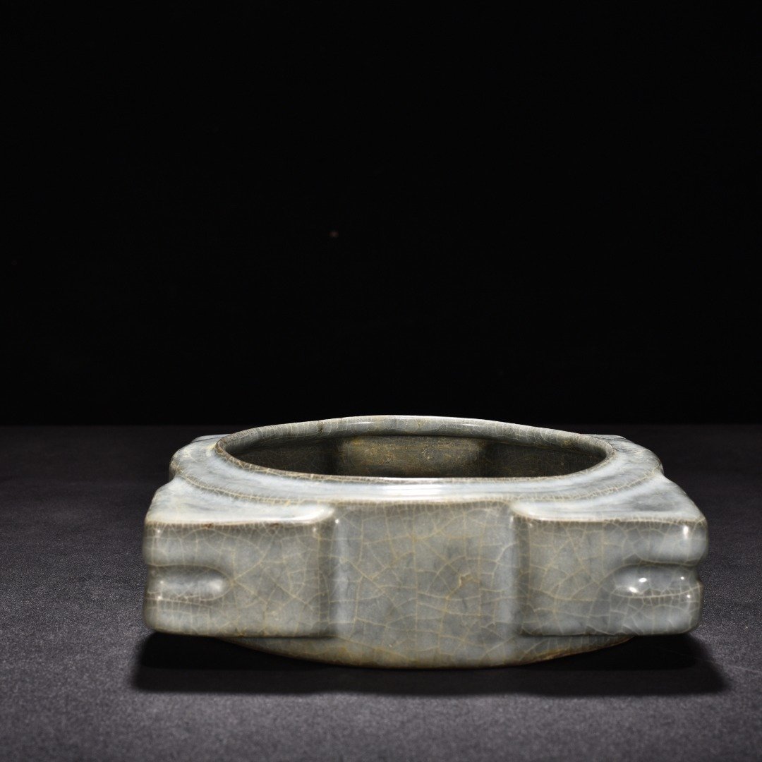 Song Dynasty official kiln Cong-style square washer