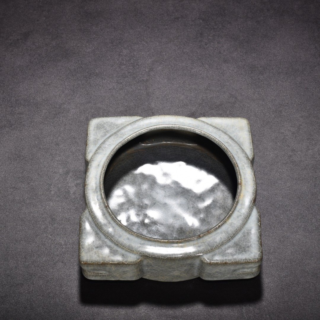 Song Dynasty official kiln Cong-style square washer