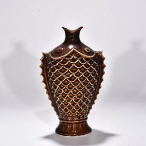 Song Dynasty Ziding double fish pattern bottle